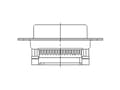 Miniatyrbild 2 av 2: Molex 1727040068 D-SUB stikforbindelse Poltal: 25 1 stk Box