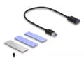 Miniatyrbilde 4 av 5: Delock USB 3.2 Gen 2-hus for PlayStation5 med M.2 NVMe-spor – uten verktøy