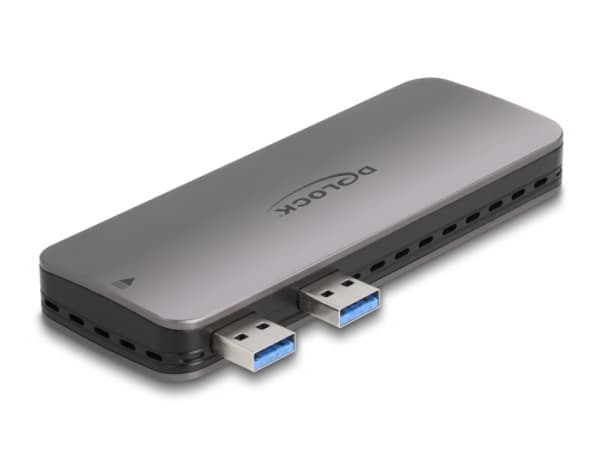 Delock USB 3.2 Gen 2-hus for PlayStation5 med M.2 NVMe-spor – uten verktøy