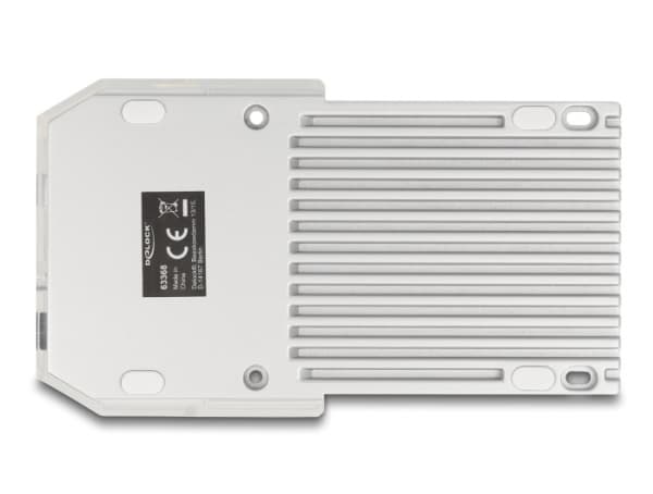 Delock - SSD-dokkingstasjon - 2,5" - Ultra M.2-kort - USB-C 3.2 (Gen 2) - sortering