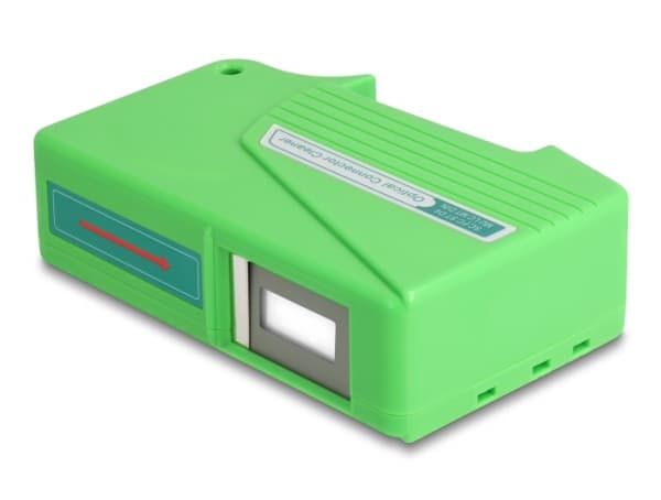 Delock - Optical connector cleaning cassette - for connectors with 1.25 and 2.50 mm ferrule - grønn