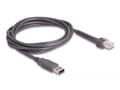 Miniatyrbilde 3 av 3: Delock - Strekkodeskannerkabel - USB-type A (hann) til RJ-50 (hann) - 2 m - grå