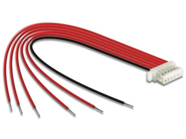 DeLOCK 96002, 0,1 m, 6 - pin, Suora, Muovipussi