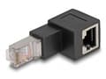 Miniatyrbild 3 av 3: Delock - Modulär insättning - 90° downwards angle - CAT 6/6a - RJ-45