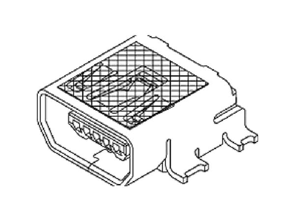 USB-stik Bøsning Topmontering 56579-0576 Molex Indhold: 1 stk