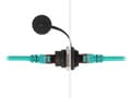 Miniatyrbild 3 av 3: Delock - Snäppbar modul - CAT6 with protective dust cap IP67 dust and waterproof - RJ 45 - 1 nätverksuttag - 1 modul - svart