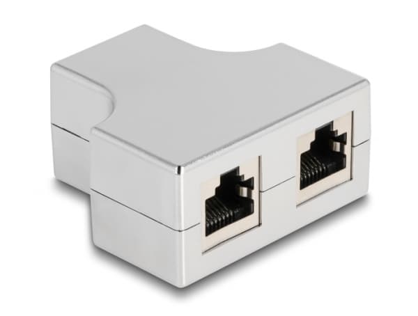 Delock - Nätverkskort - RJ-45 (hona) till RJ-45 (hona) - STP - CAT 5e