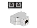 Miniatyrbild 1 av 3: Delock - Nätverkskort - RJ-45 (hona) till RJ-45 (hona) - STP - CAT 5e