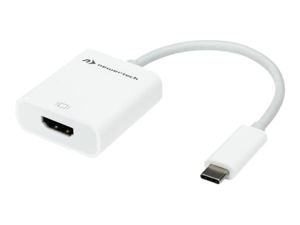 NewerTech - Adapterkabel - 24 pin USB-C hann til HDMI hunn - 10.8 cm - 4K(4096 x 2160) støtte