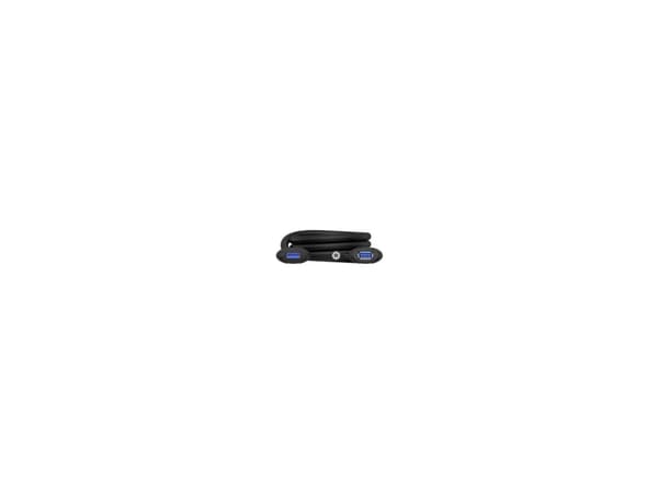 Unitek - USB-förlängningskabel - USB typ A (hane) till USB typ A, DC-jack 3,5 x 1,35 mm (hona) - 5 V - 2 A - 15 m - aktiv - svart