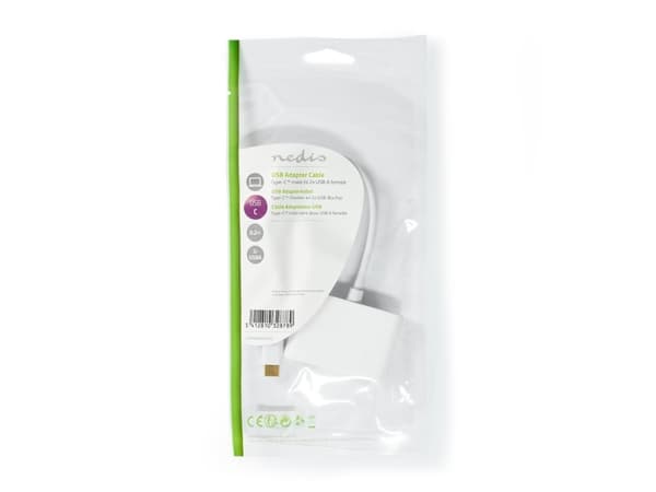 Nedis CCGP65960WT02, 3.2 Gen 1 (3.1 Gen 1), USB Type-A, USB Type-C