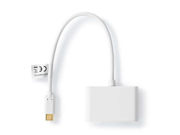 Nedis CCGP65960WT02, 3.2 Gen 1 (3.1 Gen 1), USB Type-A, USB Type-C Vit