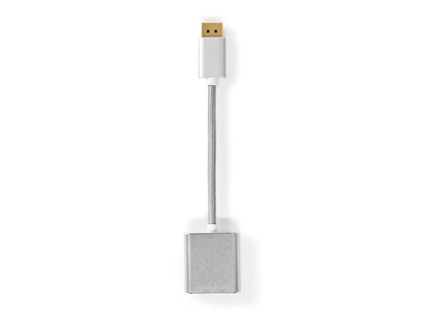 Nedis CCTB37250AL02, 0,2 m, DisplayPort, DVI-D, Hankjønn, Hunkjønn, Rett