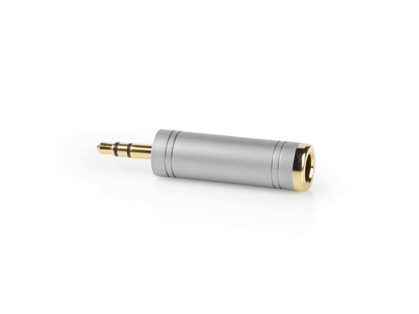 Nedis CAGC22935ME, 3.5 mm, 6.35 mm, Sølv