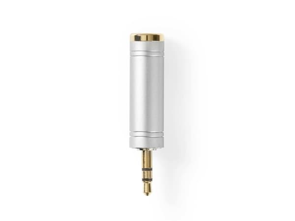 Nedis CAGC22935ME, 3.5 mm, 6.35 mm, Sølv