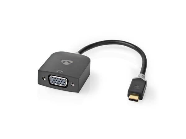 Nedis CCBW64852AT02, 3.2 Gen 1 (3.1 Gen 1), USB Type-C, VGA-utgång (D-Sub), 1920 x 1200 pixlar