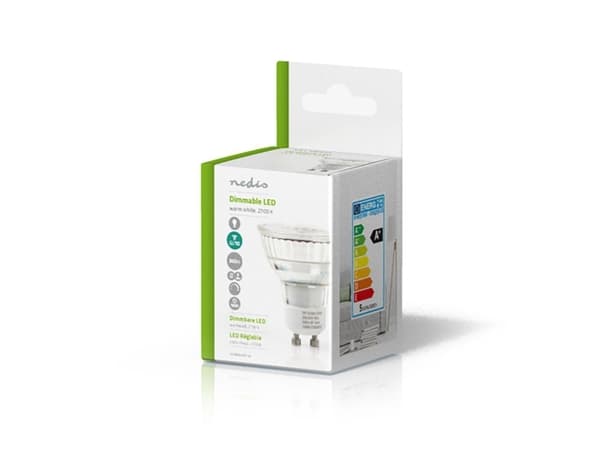 Nedis LEDBDGU10P16G, 5 W, 50 W, GU10, 345 lm, 15000 timer, Varm hvit