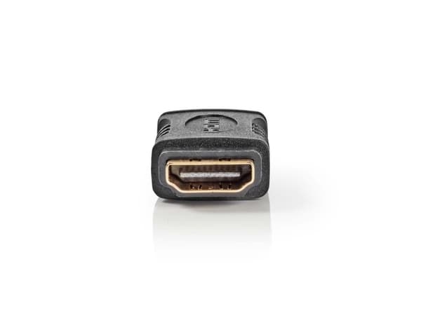 Nedis CVGB34900BK, HDMI Typ A (Standard), HDMI Typ A (Standard), Svart, Guld