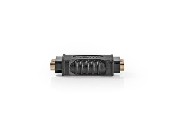 Nedis CVGB34900BK, HDMI Typ A (Standard), HDMI Typ A (Standard), Svart, Guld