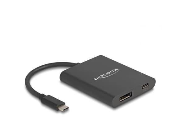 Delock - Video adapter - DisplayPort (Alt Mode) - 13 cm - 8 K 30 Hz (7680 x 4320) støtte, 4 K 120 Hz (3840 x 2160) støtte, 8K 60 Hz (7680 x 4320) stø