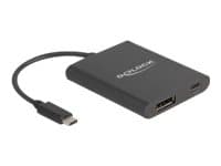Delock - Video adapter - DisplayPort (Alt Mode) - 13 cm - 8 K 30 Hz (7680 x 4320) støtte, 4 K 120 Hz (3840 x 2160) støtte, 8K 60 Hz (7680 x 4320) stø