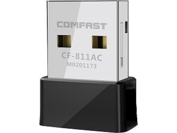 Comfast bekväm WiFi-USB-adapter, 650 Mbps, 2,4 GHz, 5 GHz