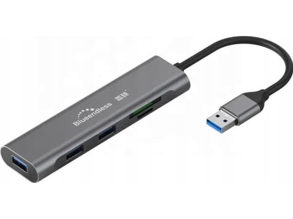 Adapter USB Extra Digital Extra Digital Adapteris USB 3.0 - 3 x USB 3.0, SD, TF