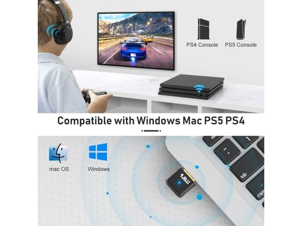 Adapter bluetooth 1Mii B10A Bluetooth 5.0 USB lydsender opp til 20m
