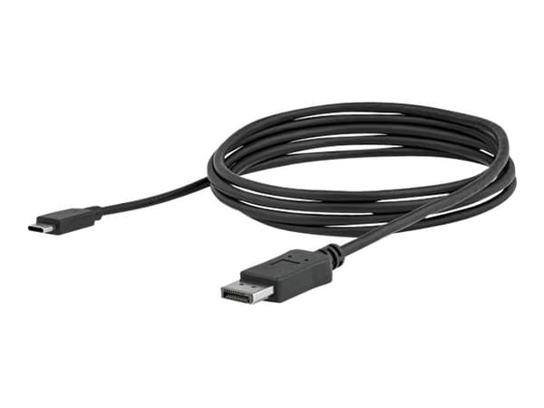 StarTech.com 6ft/1.8m USB C to DisplayPort 1.2 Cable 4K 60Hz, USB-C to DisplayPort Adapter Cable HBR2, USB Type-C DP Alt Mode to DP Monitor Video Cab