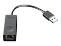 Pikkukuva 1 / 2: Lenovo ThinkPad USB 3.0 Ethernet-sovitin - Verkkosovitin - USB 3.0 - Gigabit Ethernet - FRU - IdeaPad Miix 320-10; 510-12; 710-12; Miix 520-12; Think
