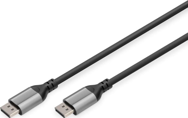 Digitus DB-340105-010-S, 1 m, DisplayPort, DisplayPort, Uros, Uros, 7680 x 4320 pikseliä