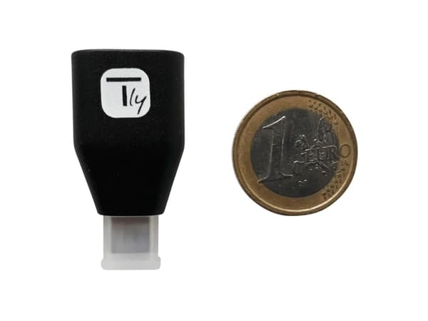Techly USB Adapter TECHLY Adapter USB-C M til USB-A F svart