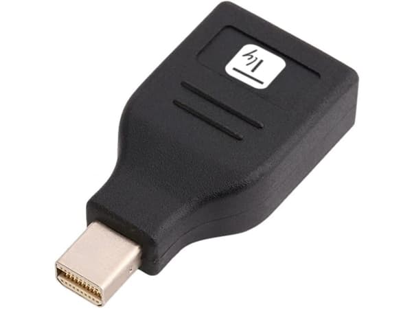 Techly IADAP DP-MDP2, DisplayPort, Mini DisplayPort, Sort