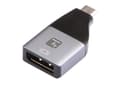 Pikkukuva 1 / 5: Techly IADAP USBC-DP4K, USB Type-C, DisplayPort-lähtö, 3840 x 2160 pikseliä
