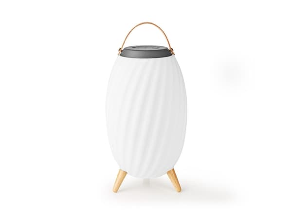 Nedis SPBT35805WT, 1-vägs, 20 W, 20 - 18000 hz, 4 O, 75 dB, Kabel & Trådlös Vit, Grå