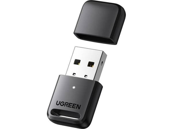 Ugreen - Nettverksadapter - USB 2.0 - Bluetooth 5.0 - svart