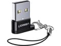 Miniatyrbilde 1 av 2: Ugreen USB-adapter USB-C til USB-A 2.0-adapter (svart)
