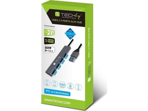 TECHly Slim - Hubb - skrivbordsmodell