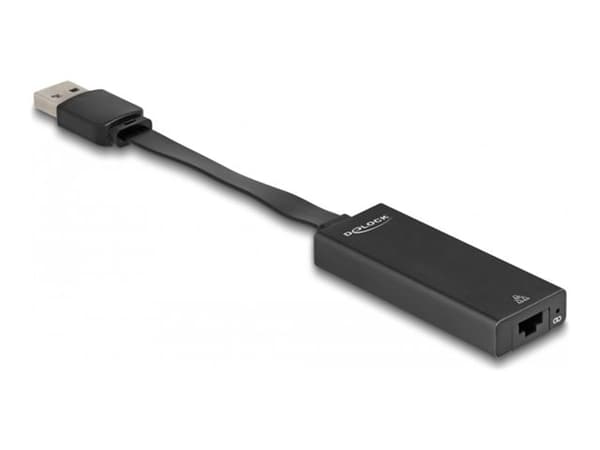 Delock - Nettverksadapter - USB 3.0 - Gigabit Ethernet x 1 - svart