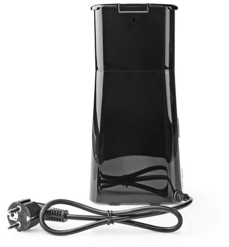 Nedis KACM300FBK, Kaffebrygger (drypp), 0,42 l, Malt kaffe, 700 W, Sort, Sølv