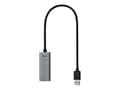 Miniatyrbilde 5 av 5: i-Tec USB 3.0 Metal Gigabit Ethernet Adapter - Nettverksadapter - USB 3.0 - Gigabit Ethernet x 1 - romgrå