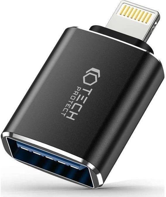 Adapter USB Tech-Protect Adapter Tech-protect Ultraboost Lightning/USB-A OTG Black
