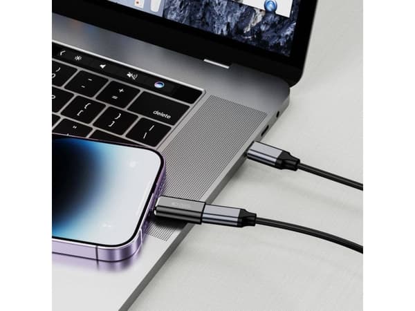 Adapter USB Tech-Protect Adapter Tech-protect Ultraboost Lightning/USB-C Black