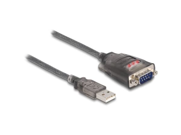 Delock - Seriell adapter - USB 2.0 - RS-232 - transparent