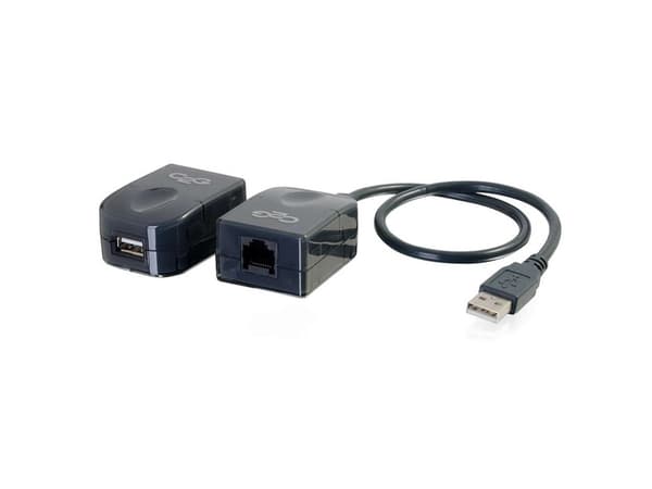 C2G USB 1.1 Over Cat5 Superbooster Extender Kit - USB-förlängningskabel - USB - över CAT 5 - upp till 45.72 m - TAA-kompatibel