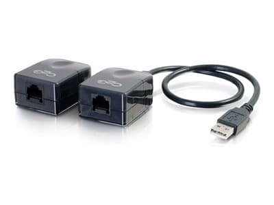 C2G USB 1.1 Over Cat5 Superbooster Extender Kit - USB-utvider - USB - over CAT 5 - opp til 45.72 m - TAA-samsvar
