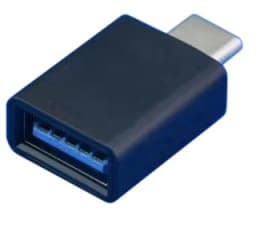 EFB Elektronik EBUSBCM-AF, USB-C, USB-A, Svart