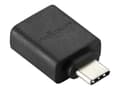 Miniatyrbild 5 av 5: Kensington CA1010 - USB-adapter - 24 pin USB-C (hane) till USB typ A (hona) - 5 V - 3 A - halogenfri, formpressad - svart