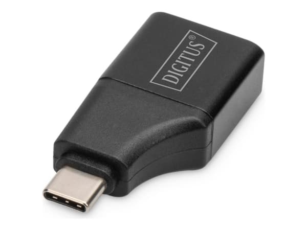 DIGITUS - Video/audio-adapter - 24 pin USB-C hann til HDMI hunn - svart - 4 K 30 Hz (3840 x 2160) støtte Sort