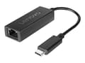 Miniatyrbild 1 av 5: Lenovo - Nätverksadapter - USB-C - Gigabit Ethernet x 1 - svart - för IdeaPad 1 14; 3 14; 5 Pro 14; ThinkBook 13x G2 IAP; 14s Yoga G2 IAP; Yoga Slim